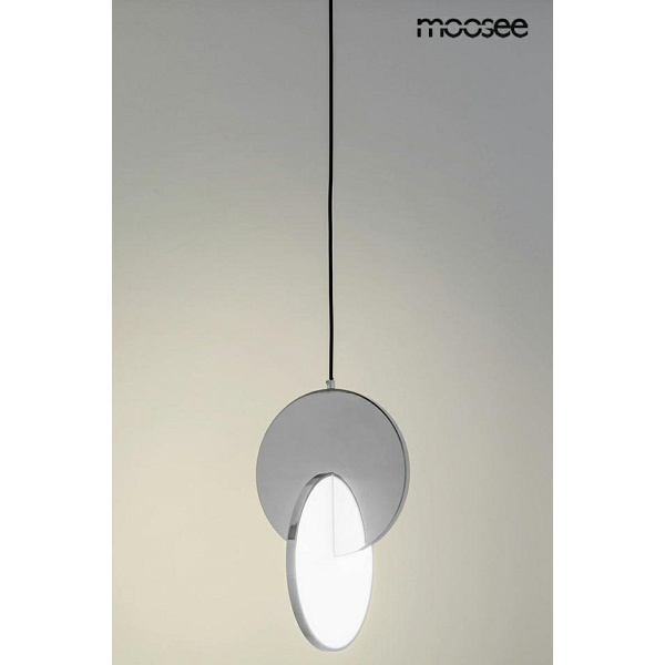 Lampa wisząca DISCO srebrna - Moosee